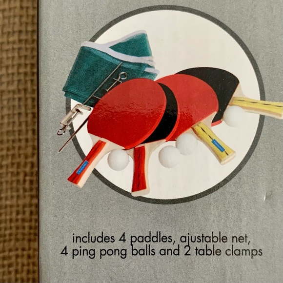 Travel Table Tennis 4 Player Portable Ping Pong NIB - Picture 5 of 9